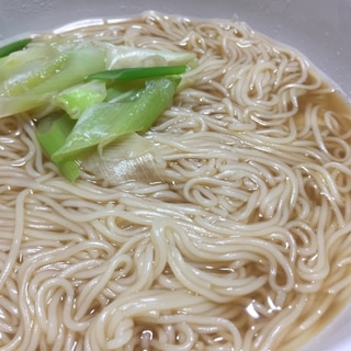 風邪予防☆ネギしょうが素麺